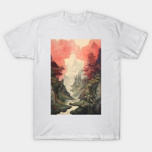 Aesthetic Nature Reminiscences Vintage Art T-Shirt